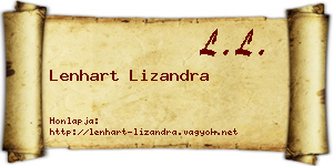 Lenhart Lizandra névjegykártya